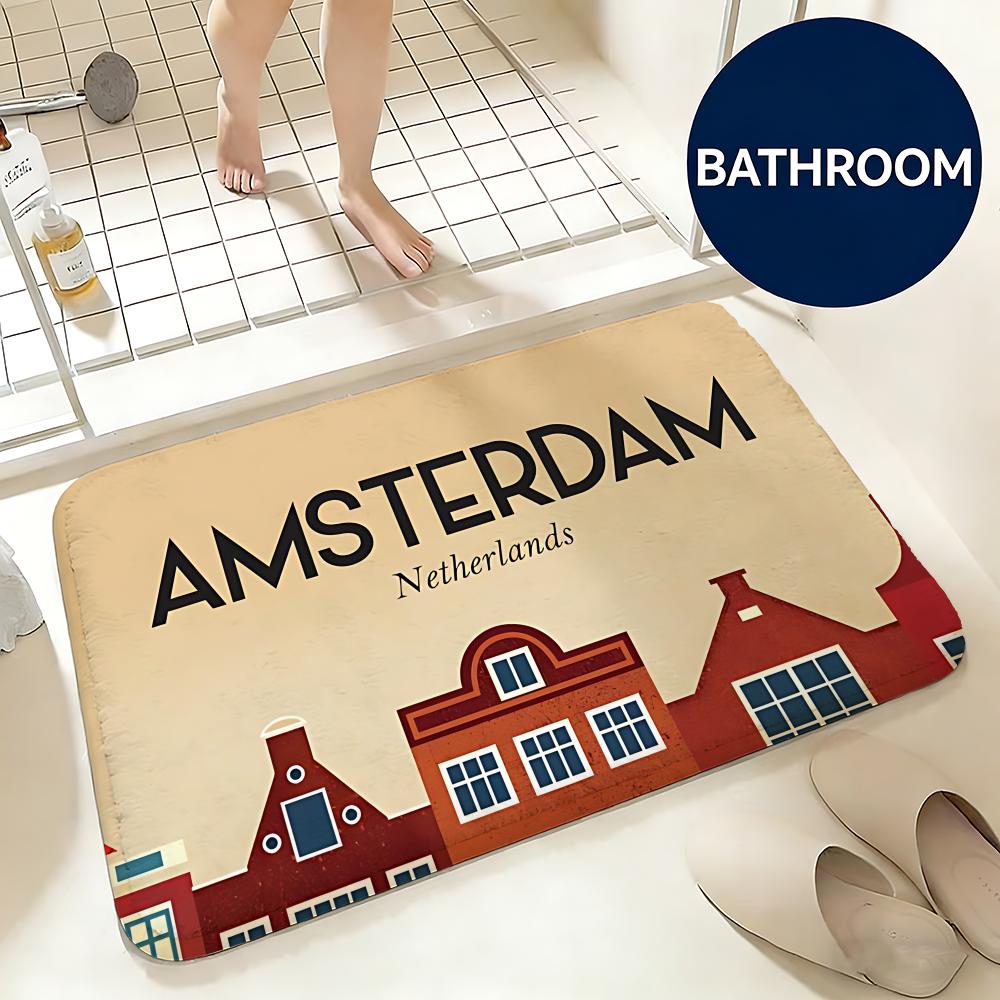 Soft Flannel Floor Mat Place A - Home Textiles Netherlands 评论和价格