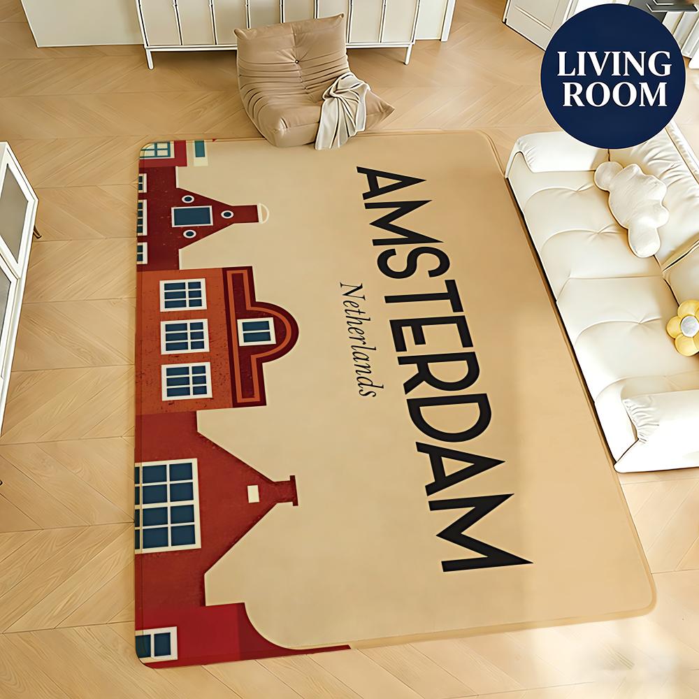 Soft Flannel Floor Mat Place A - Home Textiles Netherlands 评论和价格