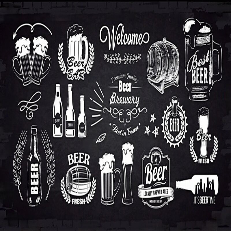 Simple hand-painted beer perso - Home Textiles Images 评论和价格