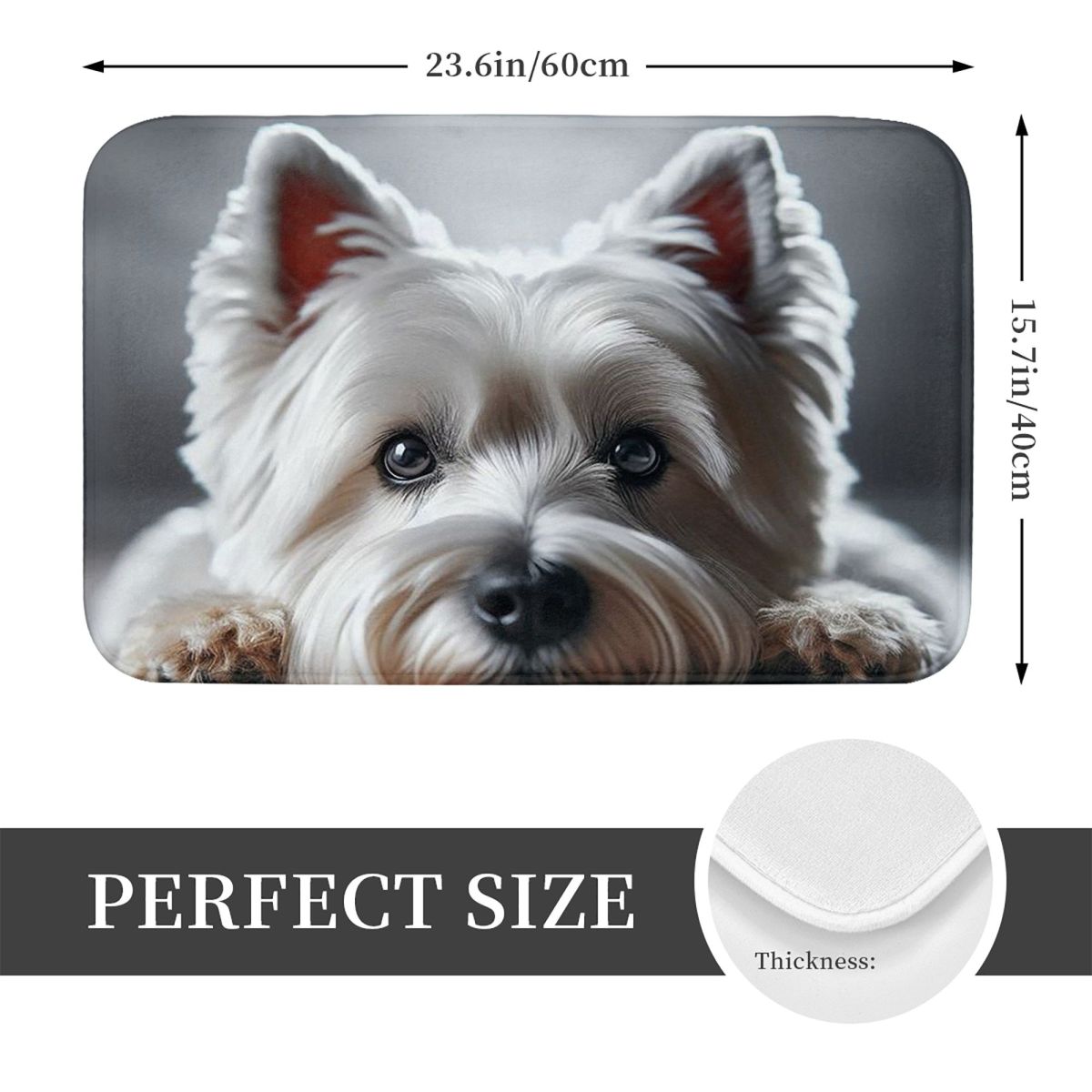 Cute West Highland White Terri - Highland Home Textiles 评论和价格