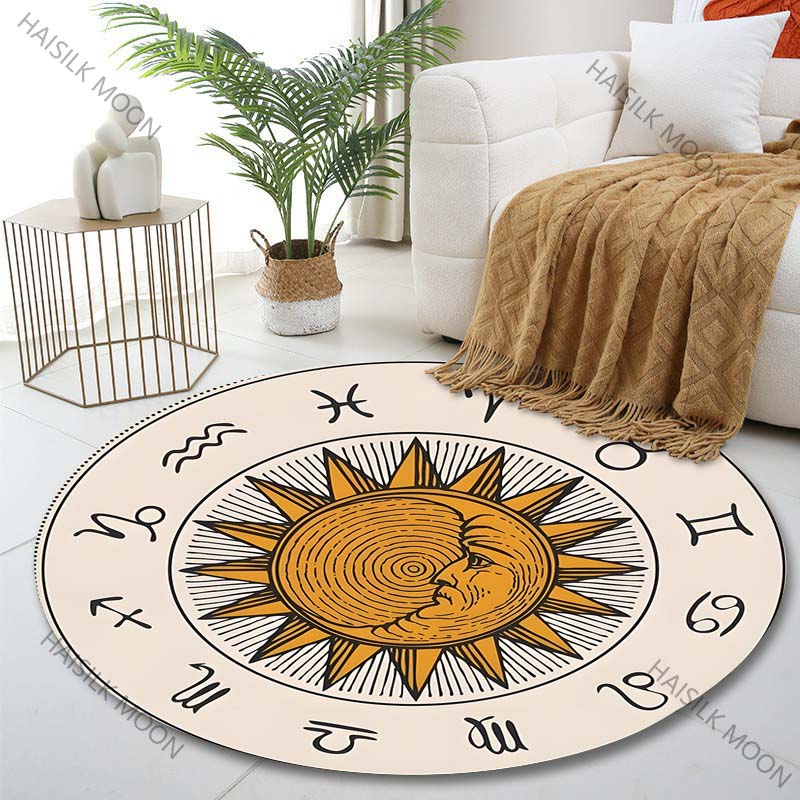 1PC Zodiac signs around sun im - Home Textiles Images 评论和价格