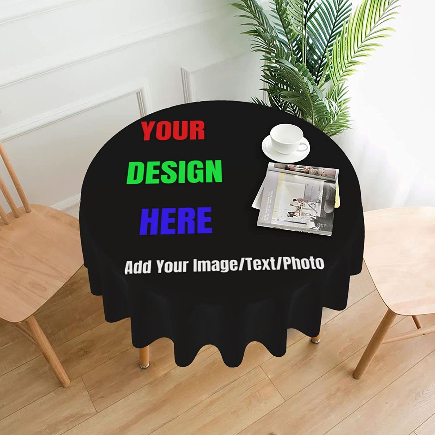 Custom Round Tablecloth Person - Home Textiles Images 评论和价格