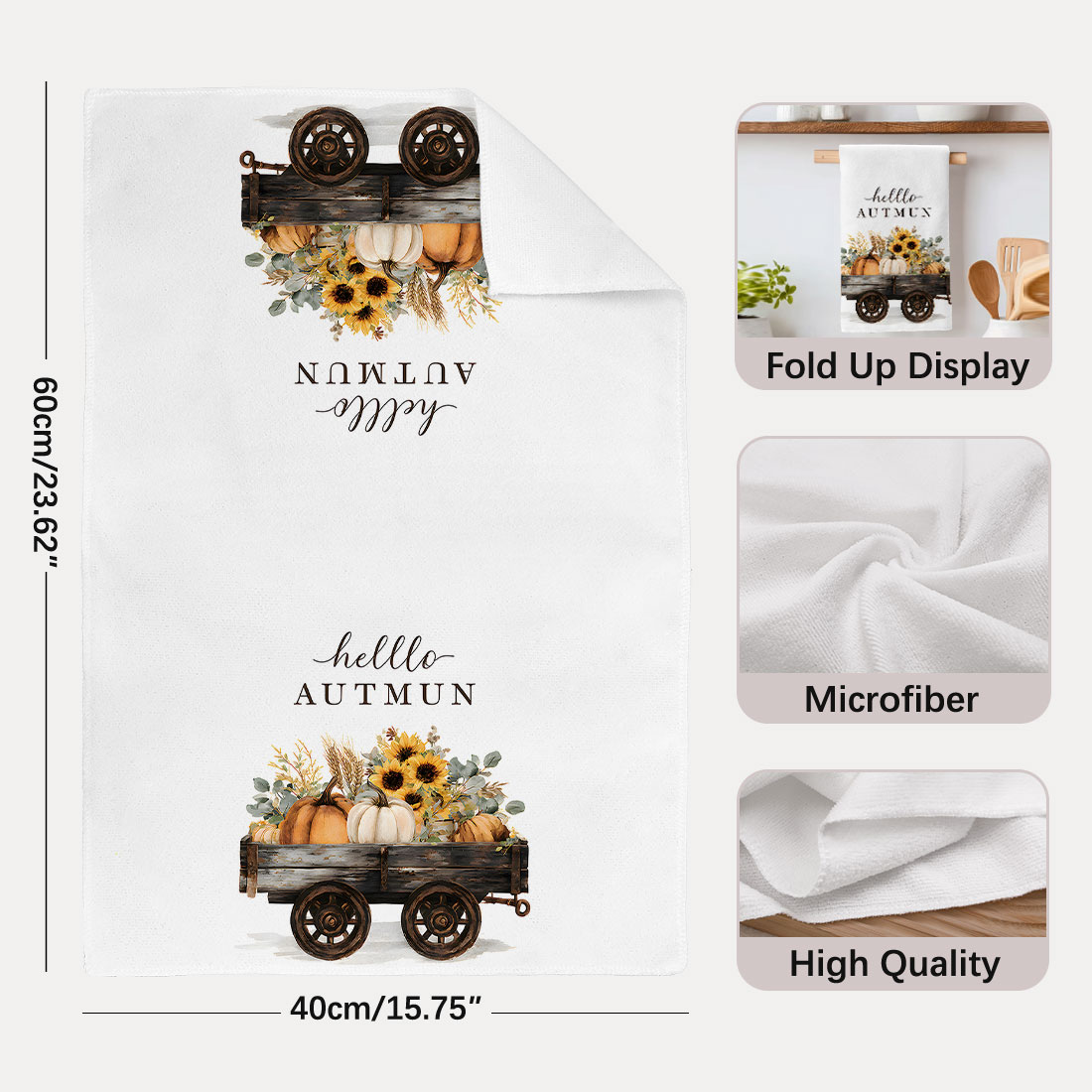 40x60cm Sunflower Flower Highl - Highland Home Textiles 评论和价格