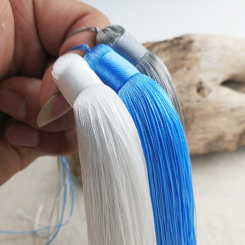 1Pcs 12CM Polyester Silk Beads - Home Ec Textiles 评论和价格