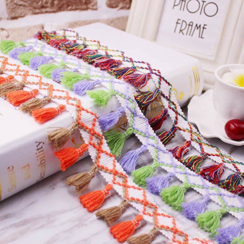 1yard/lot Tassel Fringe trim f - Home Ec Textiles 评论和价格
