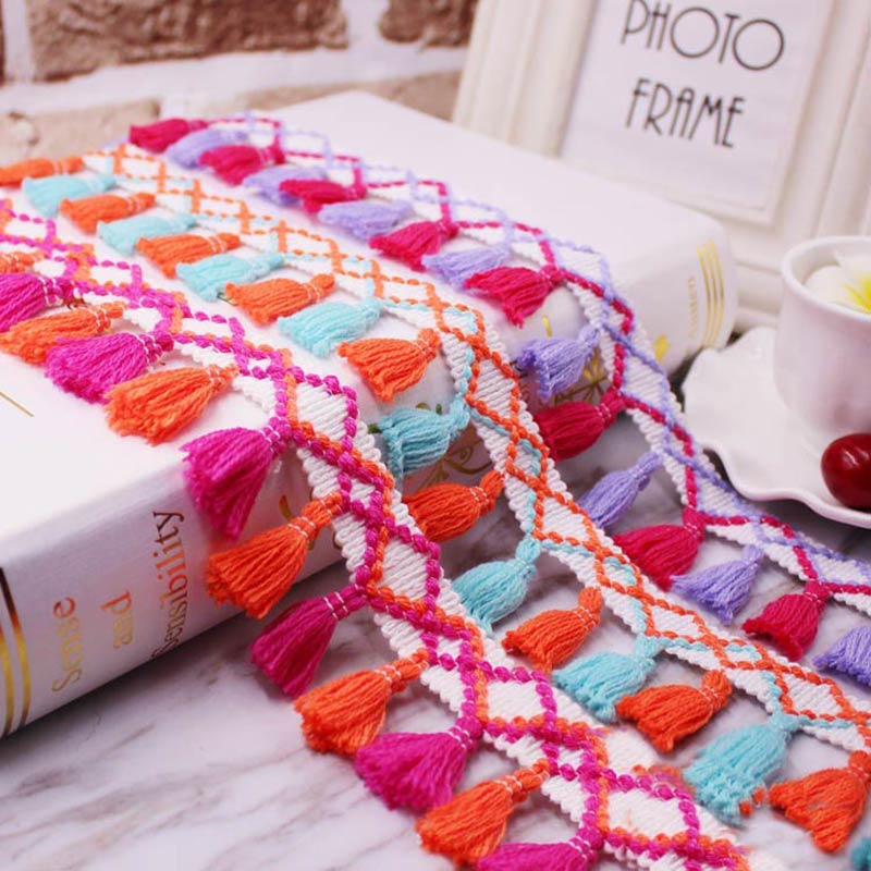 1yard/lot Tassel Fringe trim f - Home Ec Textiles 评论和价格