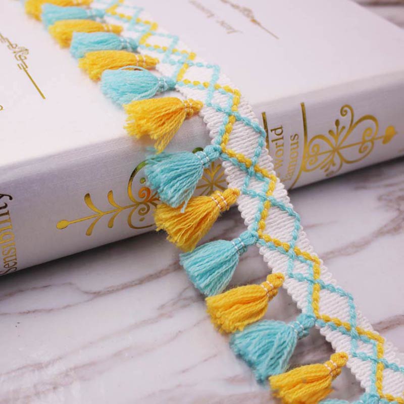 1yard/lot Tassel Fringe trim f - Home Ec Textiles 评论和价格