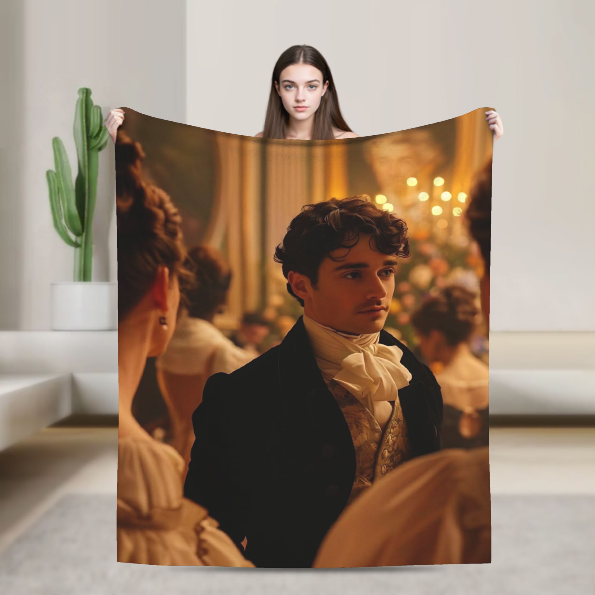 Funny image of Jesus Flannel p - Home Textiles Images 评论和价格