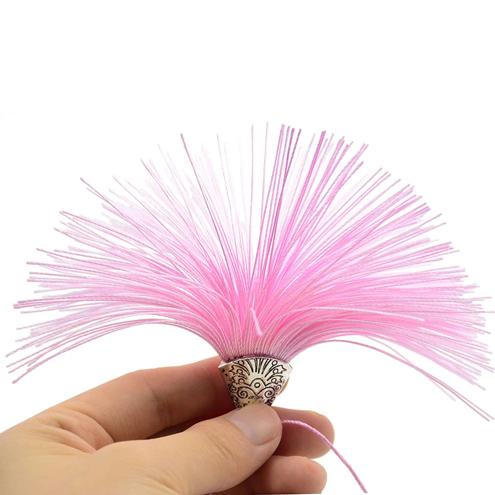 5/10Pcs Silky Handmade Tassels - Home Ec Textiles 评论和价格