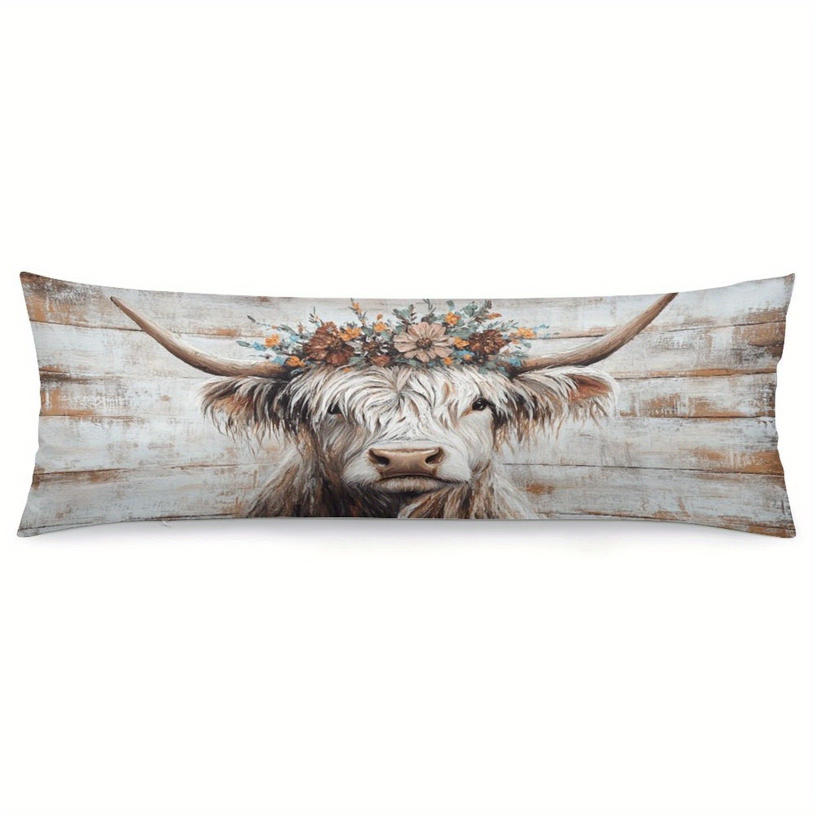 Extra Long Highland Cow Body P - Highland Home Textiles 评论和价格
