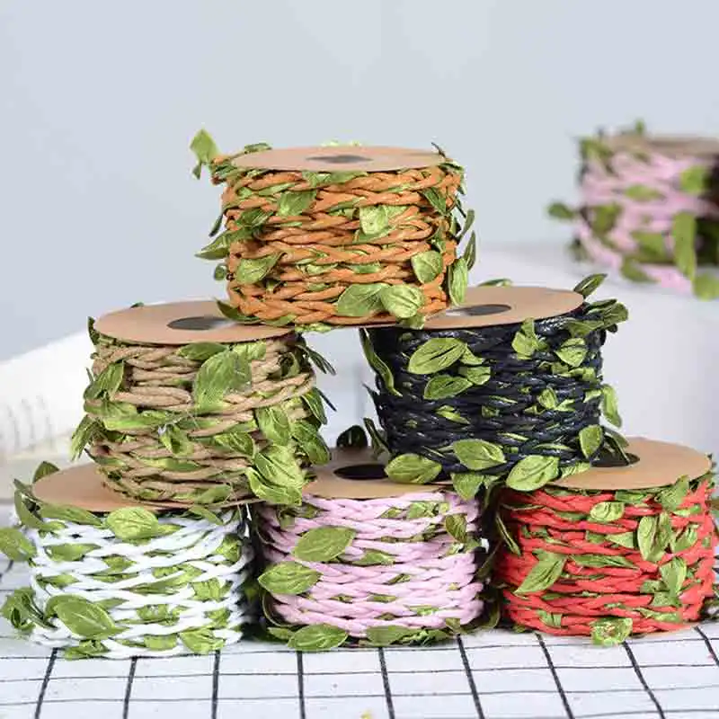5Meter DIY Hemp rope with Leaf - Home Ec Textiles 评论和价格